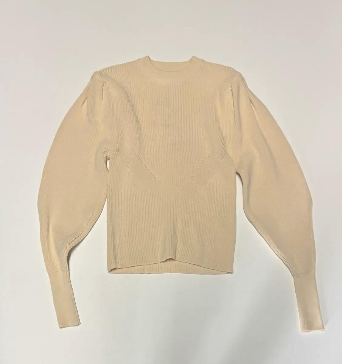 <새상품> 여성 자라 ZARA 벌룬 소매 비스코스 혼방 니트 S 2