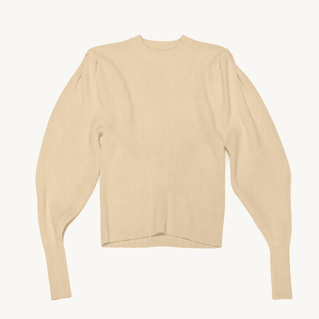 <새상품> 여성 자라 ZARA 벌룬 소매 비스코스 혼방 니트 S
