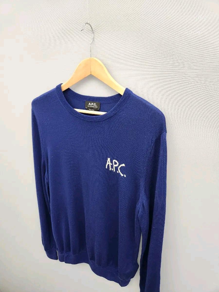 [정품] A.P.C. 아페쎄 로고 자수 울 니트 (L사이즈/남성용) 3