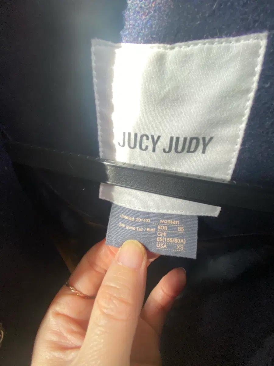 JUCY JUDY 네이비 롱 코트 55 6