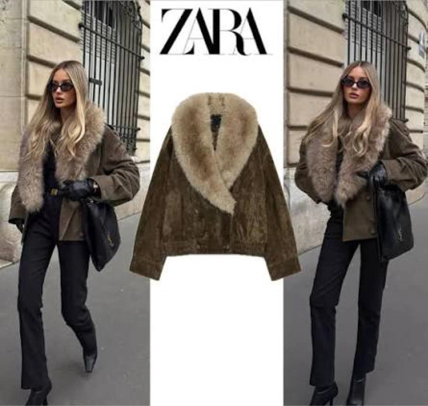 새제품 ZARA 천연 스웨이트 자켓 7