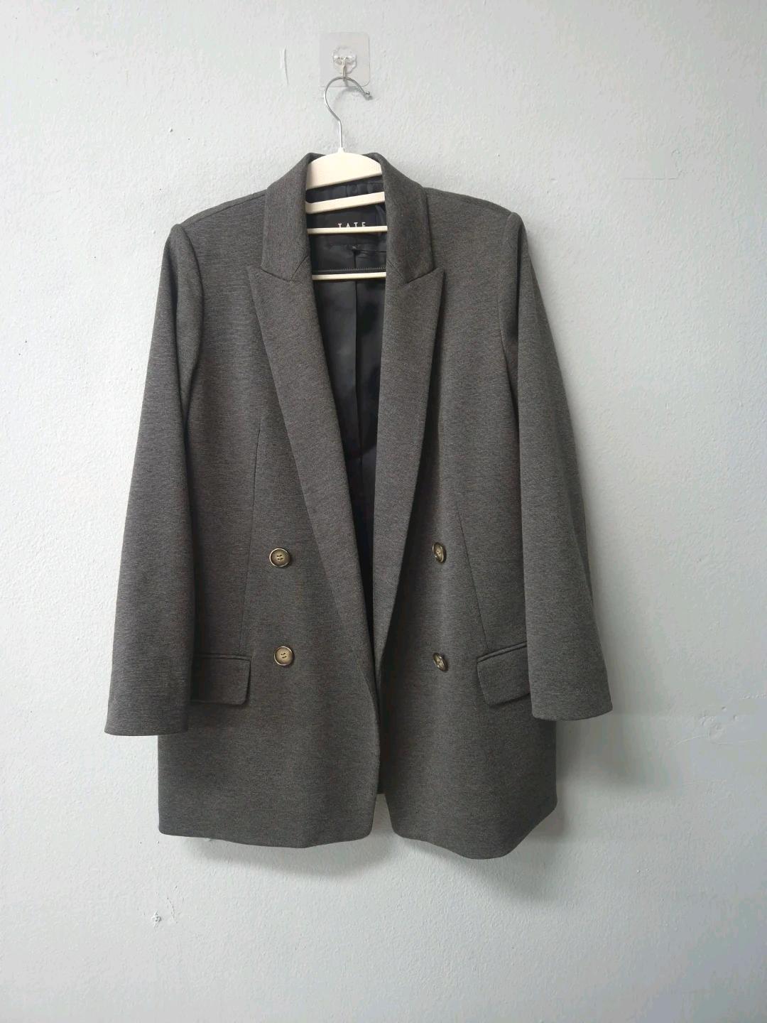 TATE 그레이 더블 버튼 블레이저 85 4