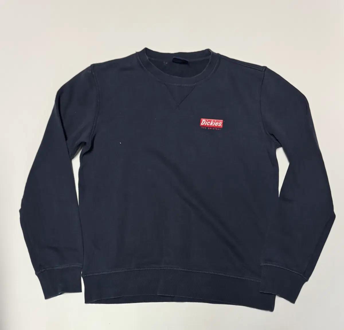 공용! 디키즈 Dickies 박스 로고 스웻 맨투맨 m 네이비 2