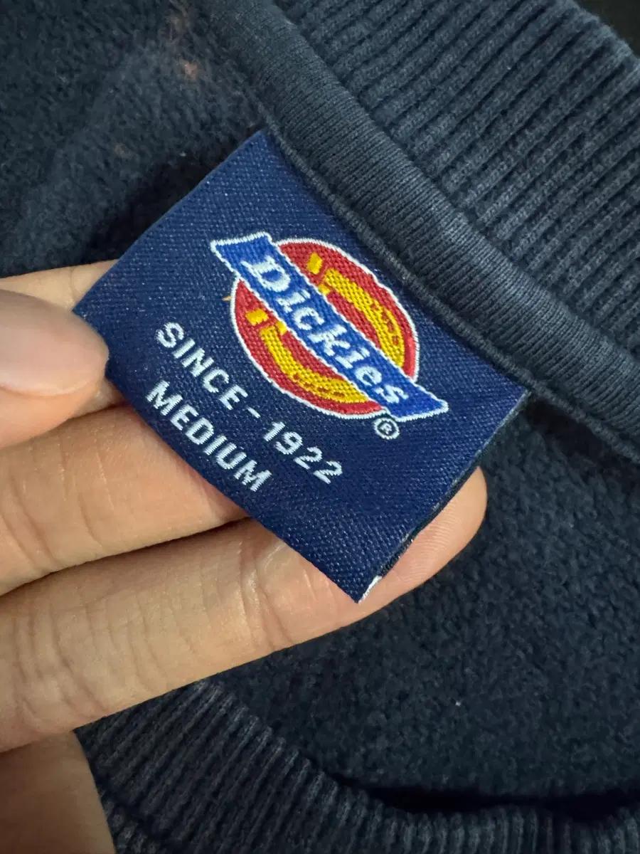 공용! 디키즈 Dickies 박스 로고 스웻 맨투맨 m 네이비 4