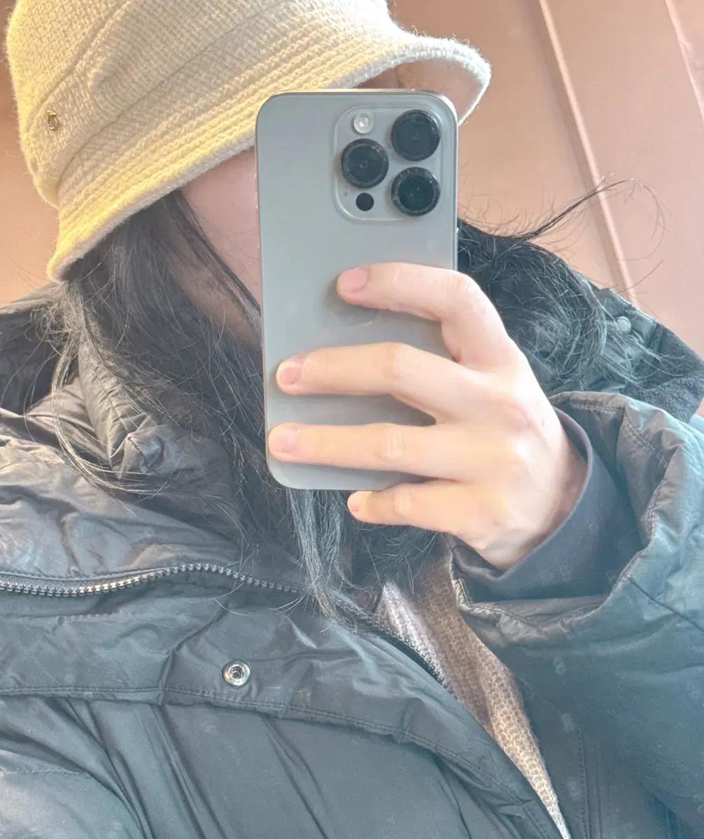 새제품 엘로드 모혼방 골프 모자  아이보리  4