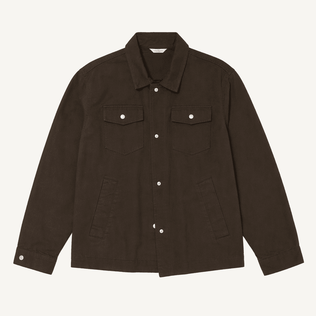 Bay Washed Cotton Jacket [brown] 착용컷