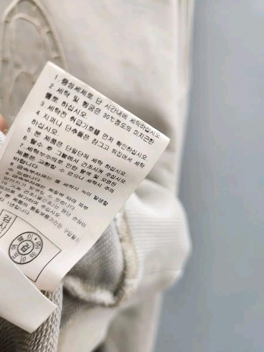 라이프워크(LIFEWORK) 라독 자수 오버핏 맨투맨 (남녀공용 L / 샌드) 11
