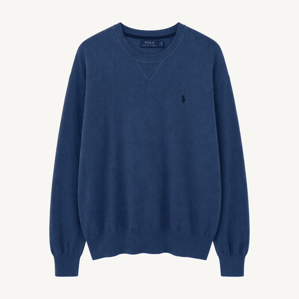 Polo Ralph Lauren 폴로랄프로렌 코튼 크루넥 니트 스웨터  착용컷