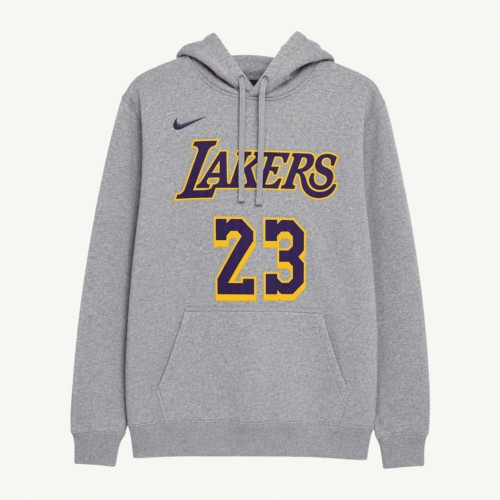 나이키 LAKERS 기모 후드티 착용컷