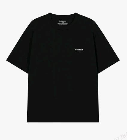 커버낫 에센셜 반팔티 블랙/화이트 6