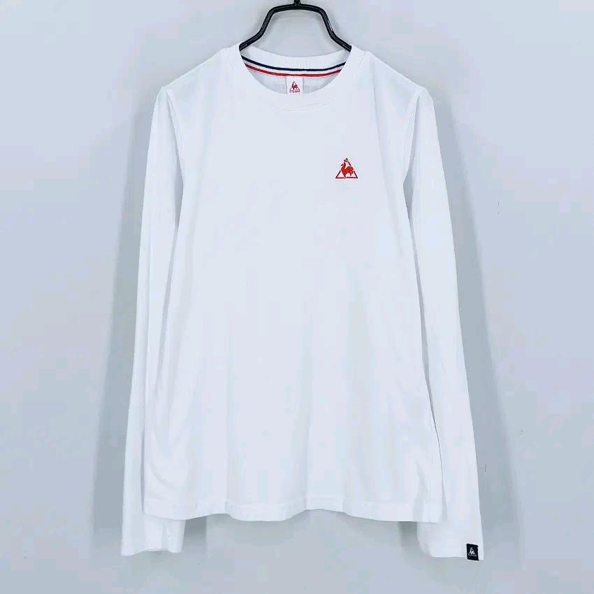 르꼬끄 여성 춘추 로고자수 라운드긴팔티 화이트 (HU44401) 2