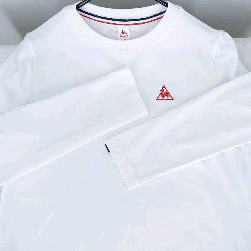 르꼬끄 여성 춘추 로고자수 라운드긴팔티 화이트 (HU44401) 4