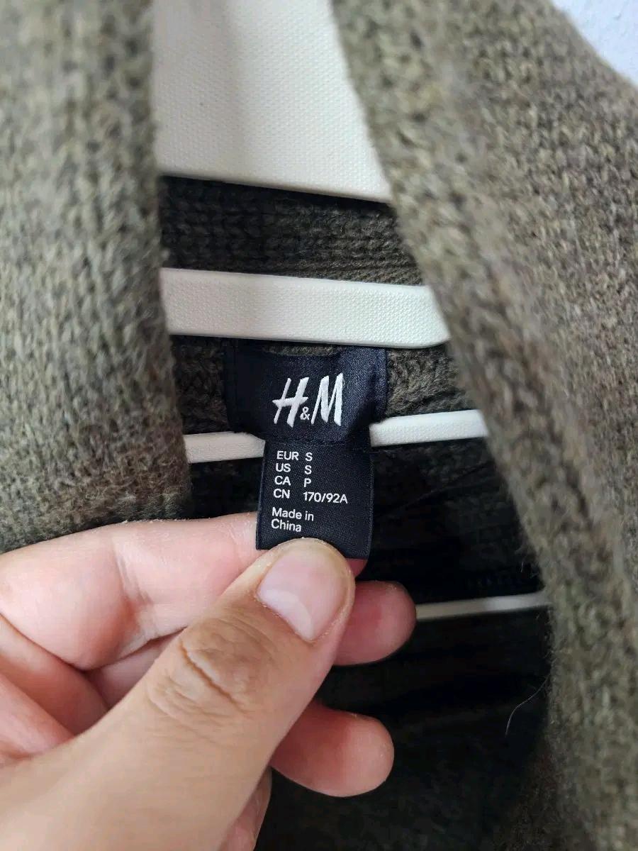 H&M 가디건 올리브 그린 6