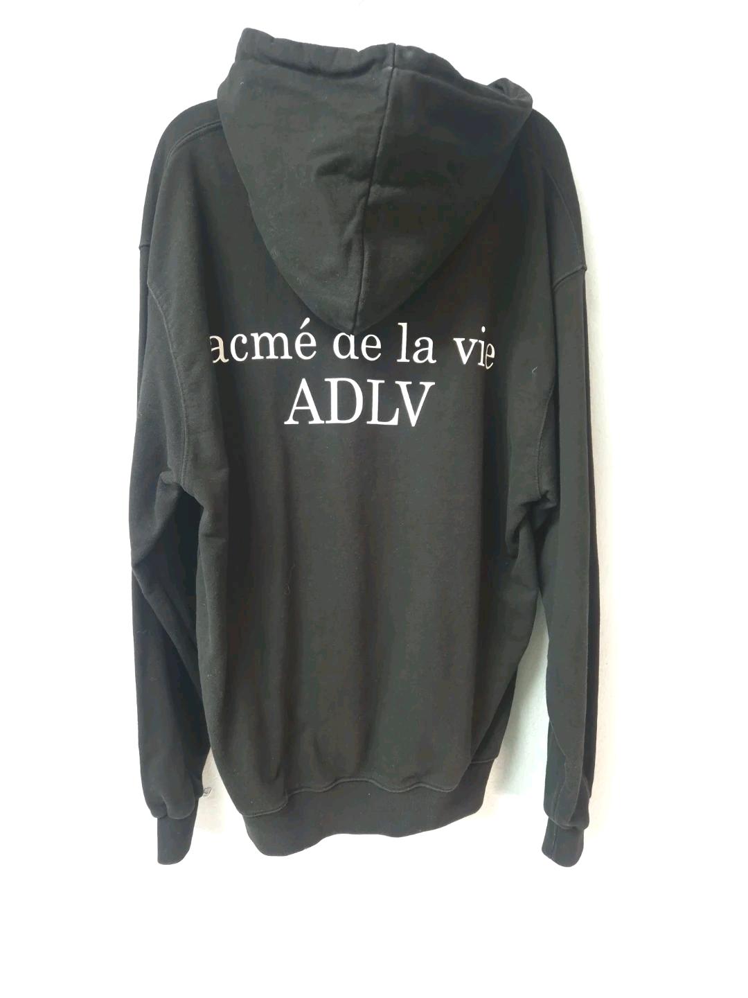 ADLV 아크메드라비 베이비 프린팅 후드티 블랙 6