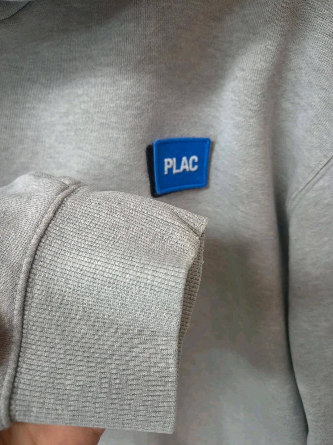 PLAC 그레이 패치 후드티 2