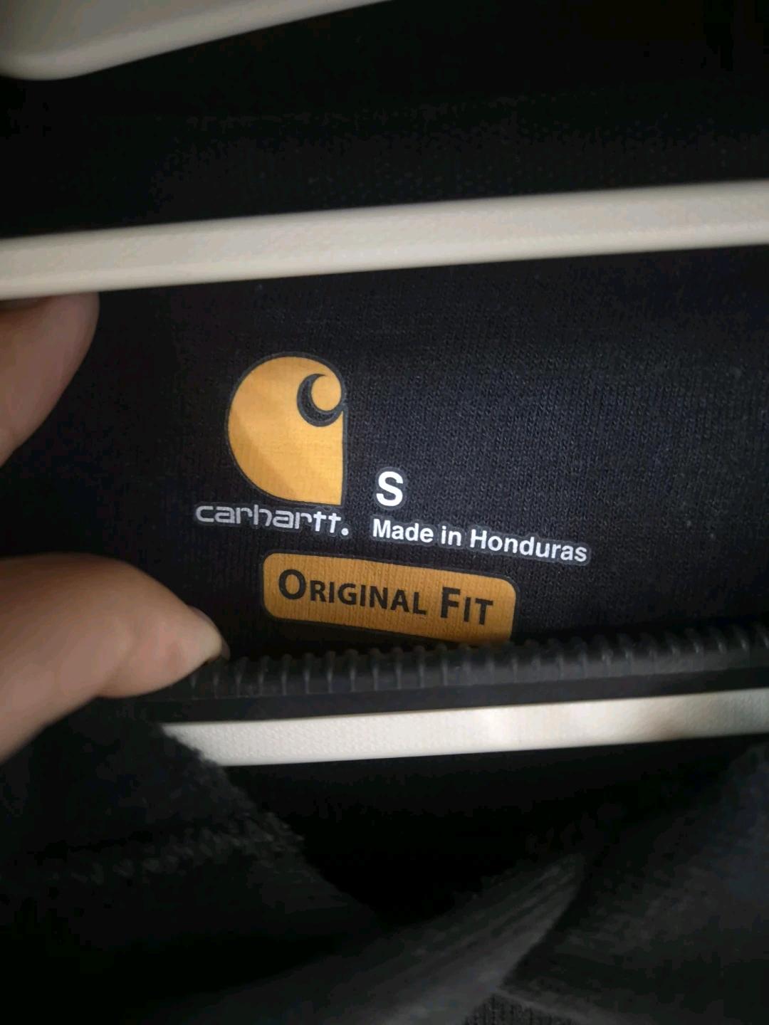 칼하트 오리지널핏 후드티 S 블랙 5