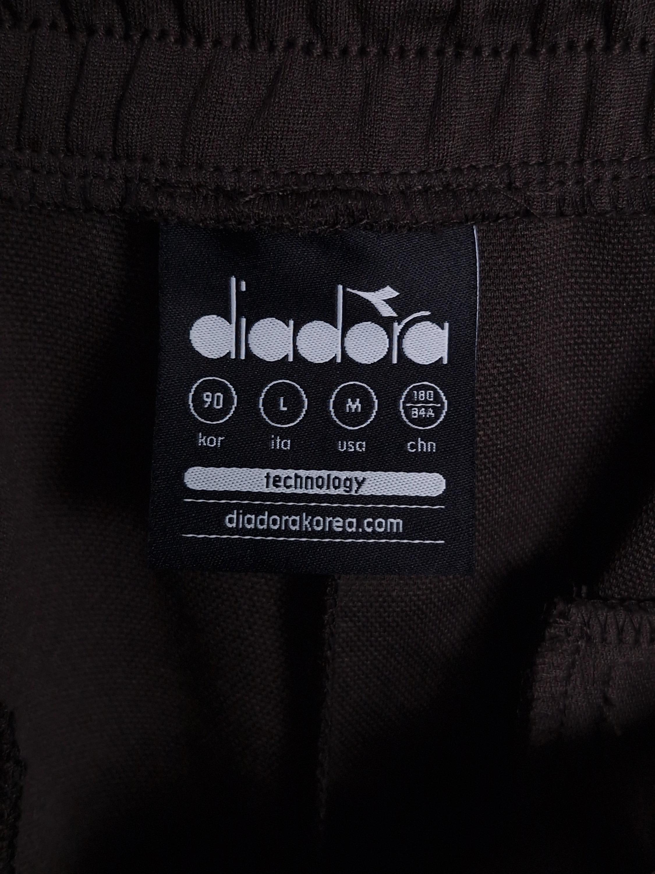 디아도라 diadora 브라운 트레이닝 팬츠 바지 L [A1113] 4