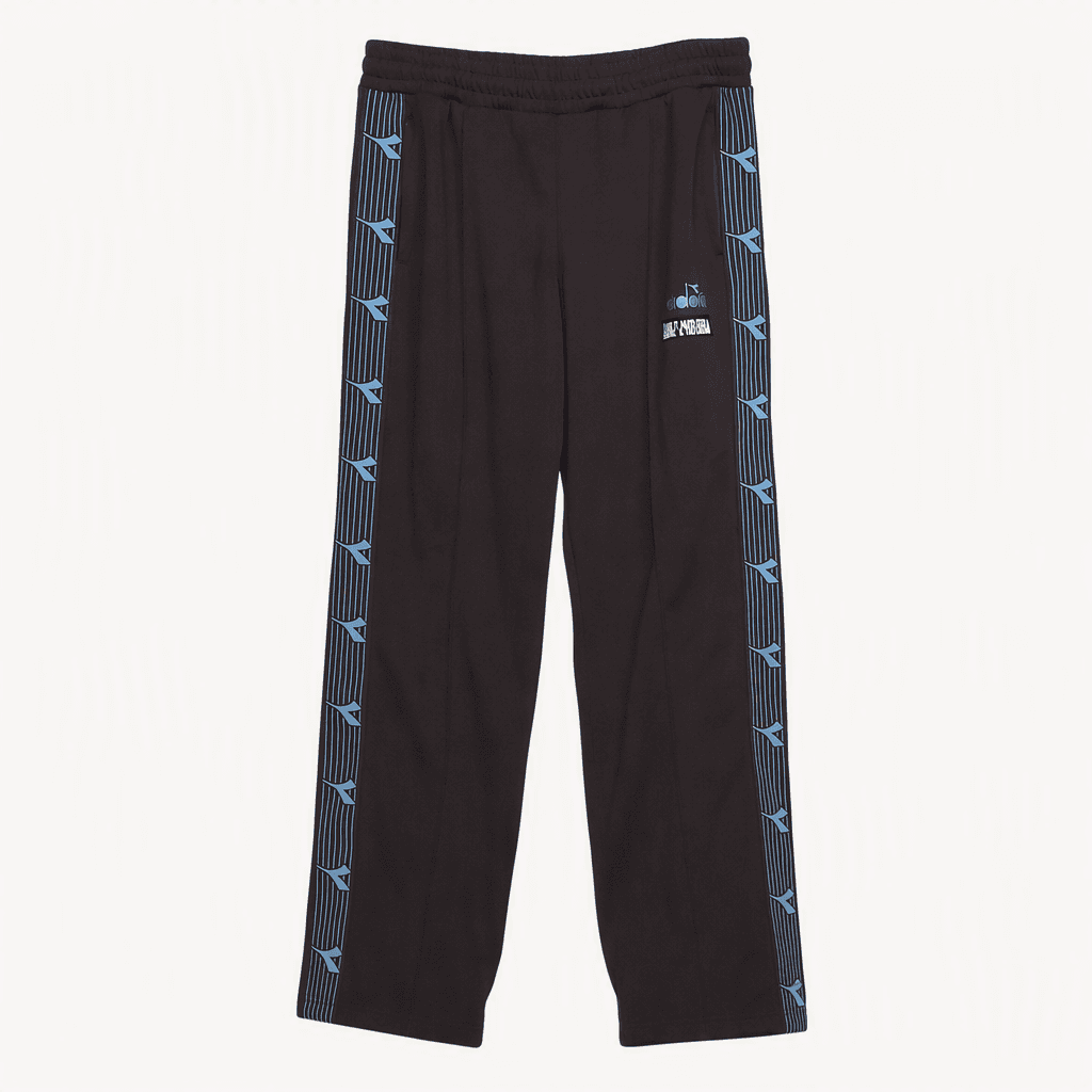 디아도라 diadora 브라운 트레이닝 팬츠 바지 L [A1113]