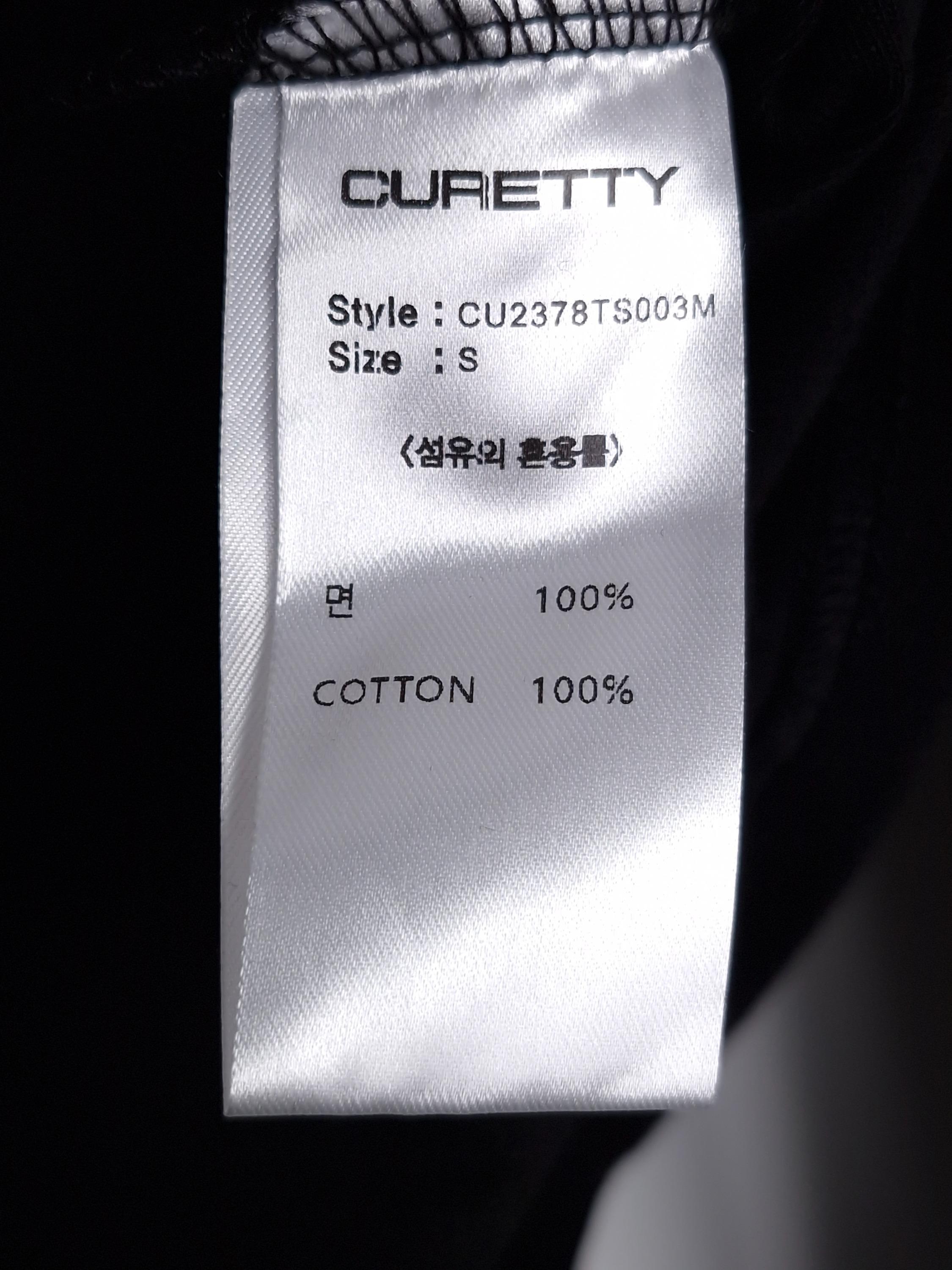 큐리티 CURETTY 검정 크롭 긴팔티셔츠 S (새상품) [A1118] 5