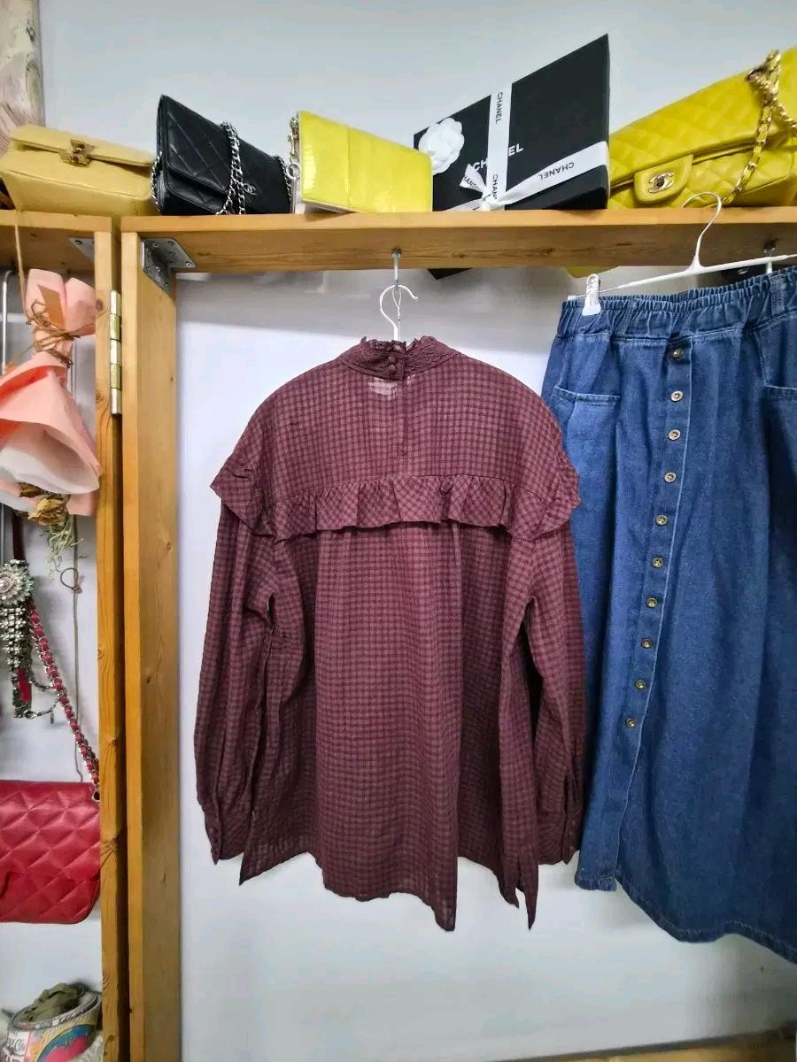 써스데이아일랜드 프릴 블라우스 9