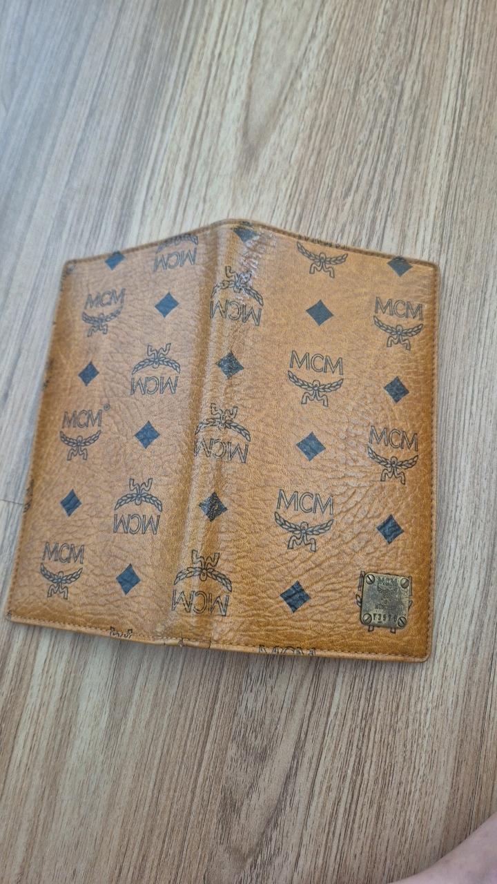 MCM 로고 패턴 장지갑 브라운 5