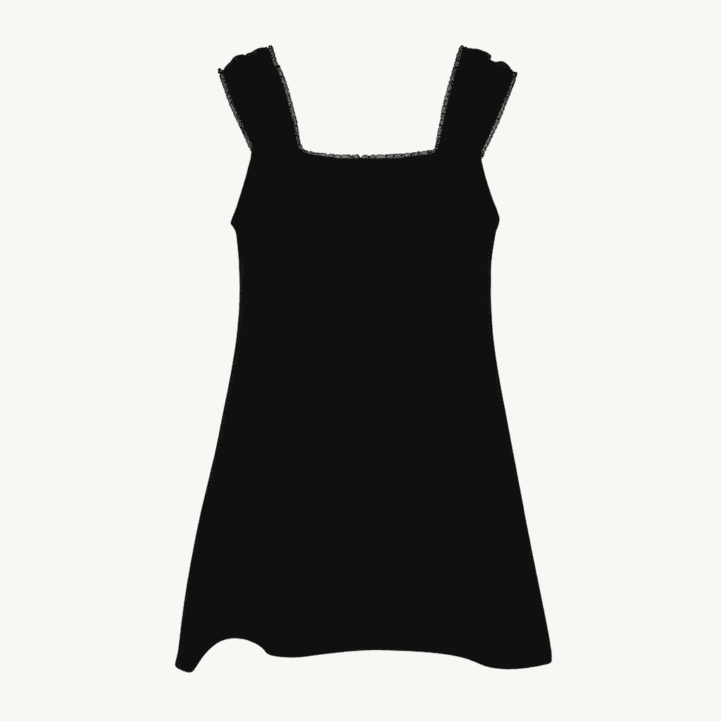 [미개봉 새상품]꼰미고 셔링 미니원피스 블랙 착용컷