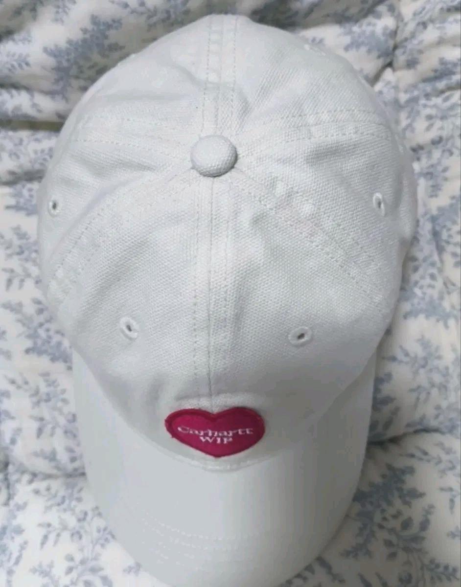 칼하트 WIP 하트 패치 캡 내츄럴 5