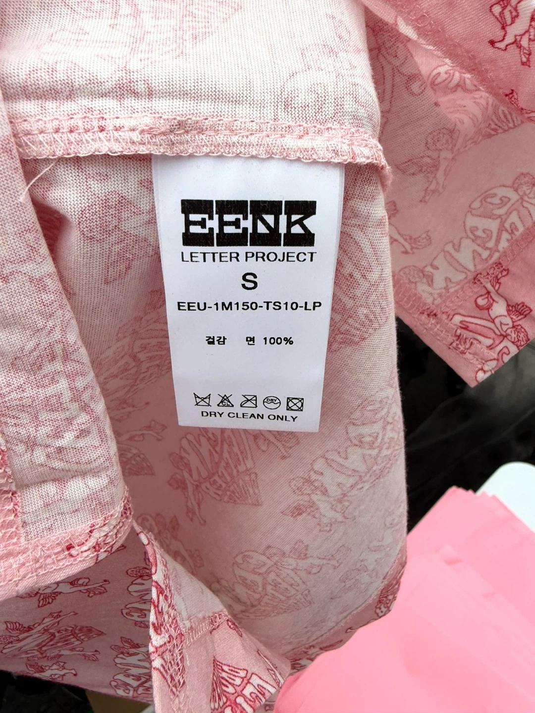 EENK 잉크 핑크 패턴 반팔티 S 3