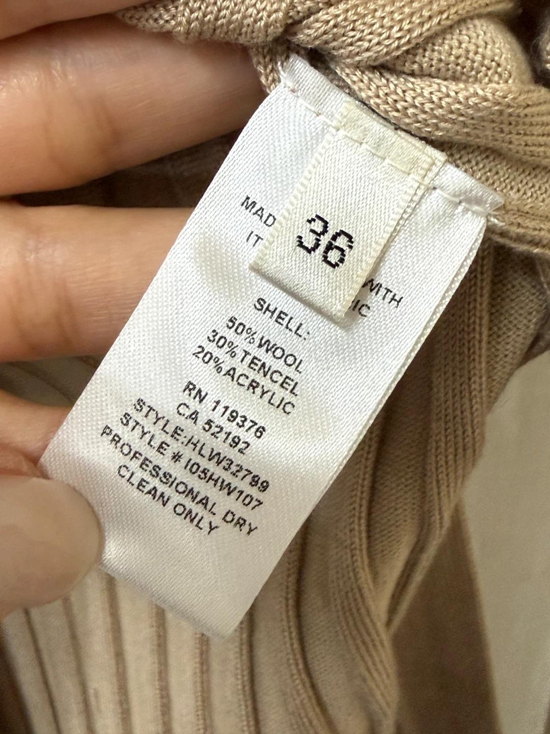 (정품) helmut lang 헬무트랑 골지 니트 36 4