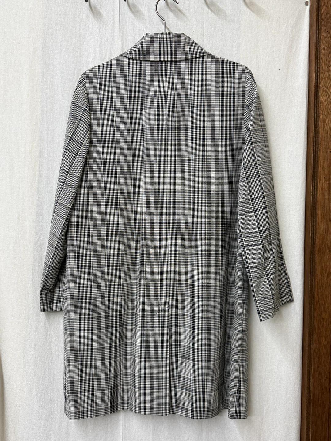 정품/ A.P.C. 아페쎄 체크 코트 34 5