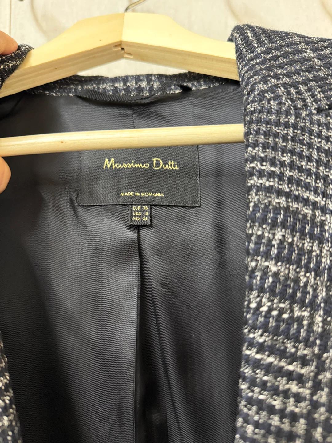 Massimo Dutti 체크 패턴 트위드 자켓 3