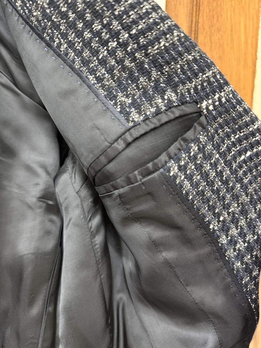 Massimo Dutti 체크 패턴 트위드 자켓 9