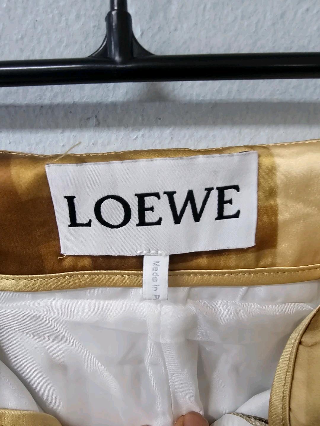 정품) LOEWE 픽셀 패턴 팬츠 36 4