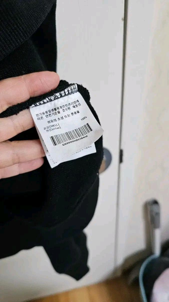 커버낫 어센틱 로고 후디 블랙 남녀공용 6