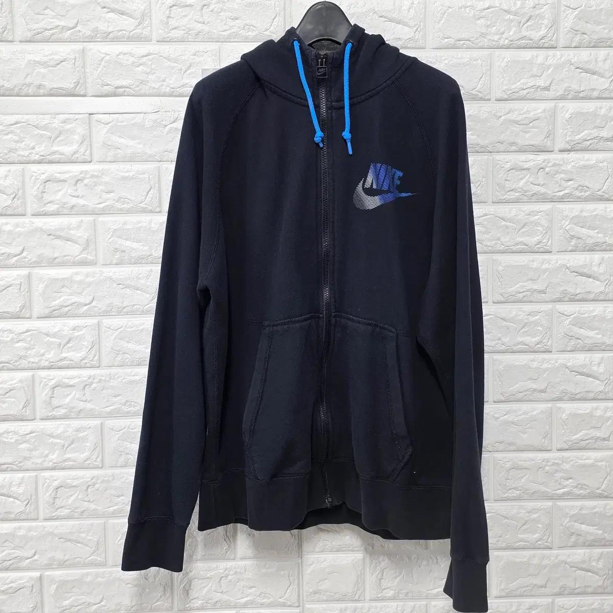 2XL 나이키 블랙 후드집업 자켓 E975 2