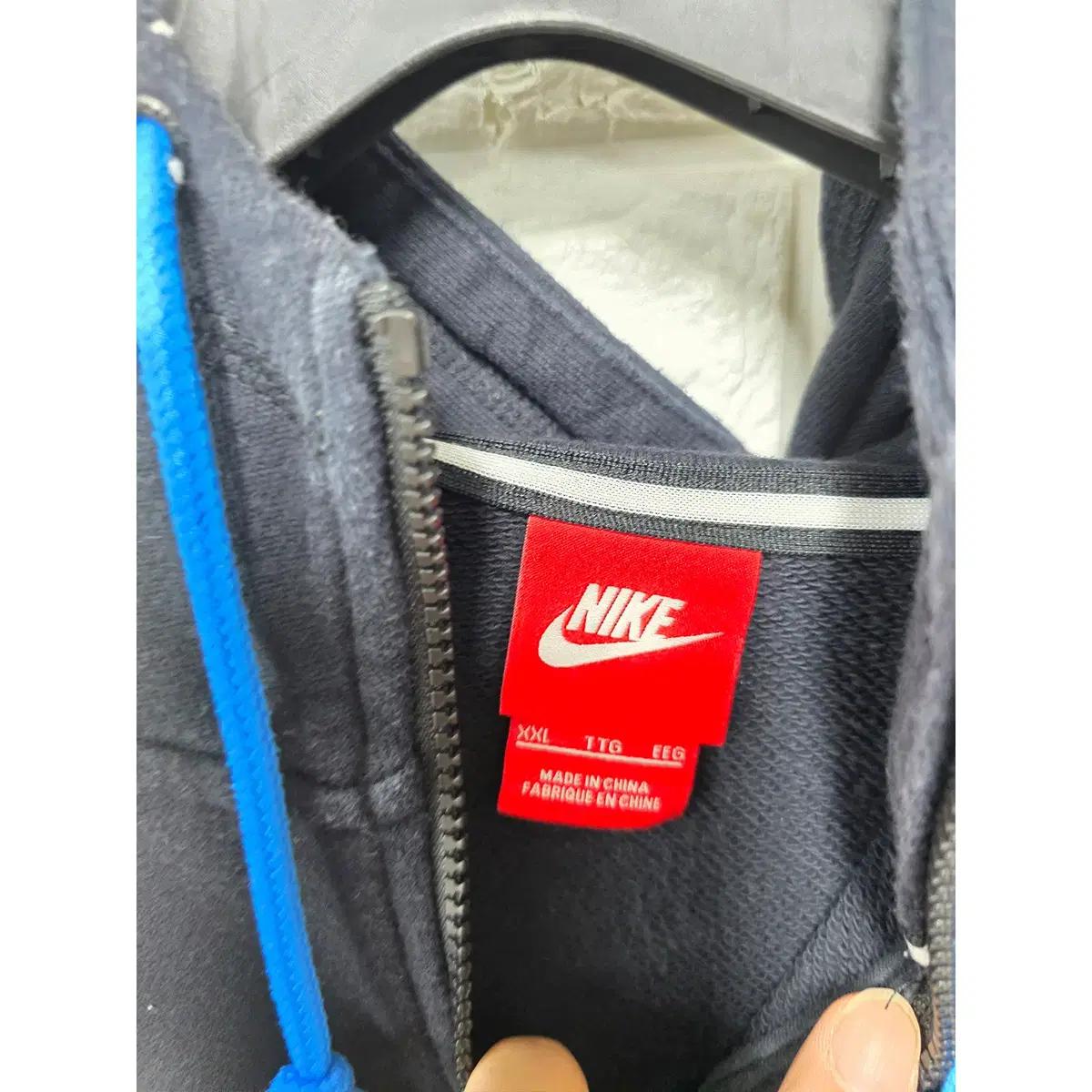 2XL 나이키 블랙 후드집업 자켓 E975 3