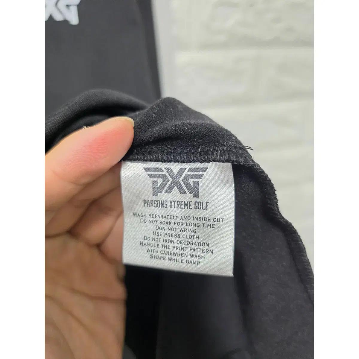 M PXG 골프 블랙 반집업 티 E987 4