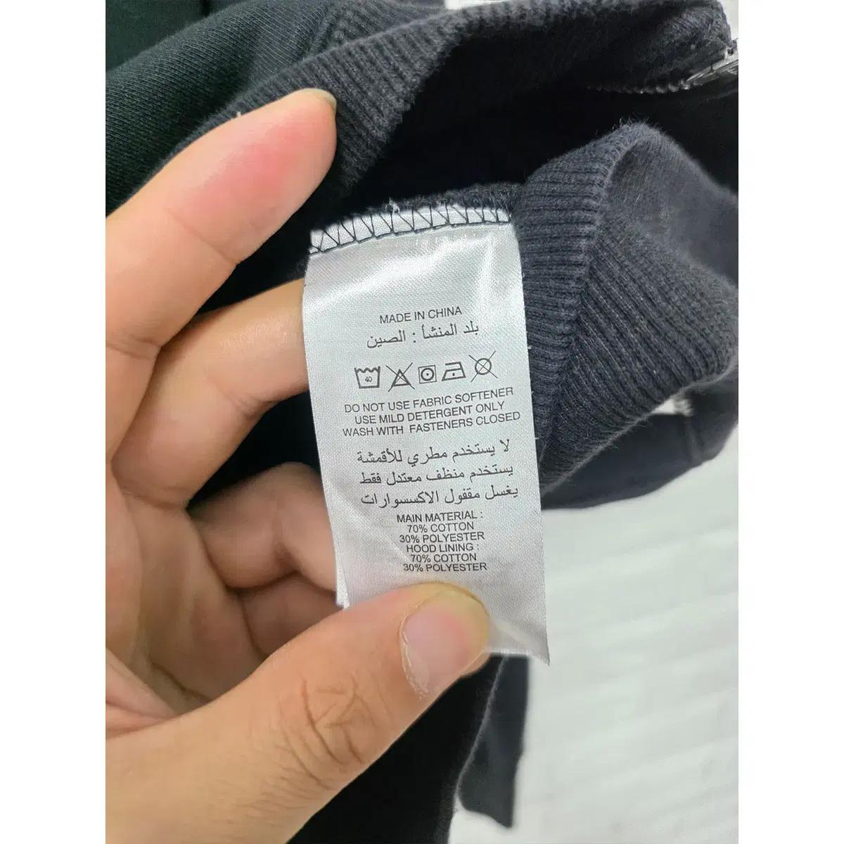 M 아디다스 유벤투스 블랙 후드집업 E991 4