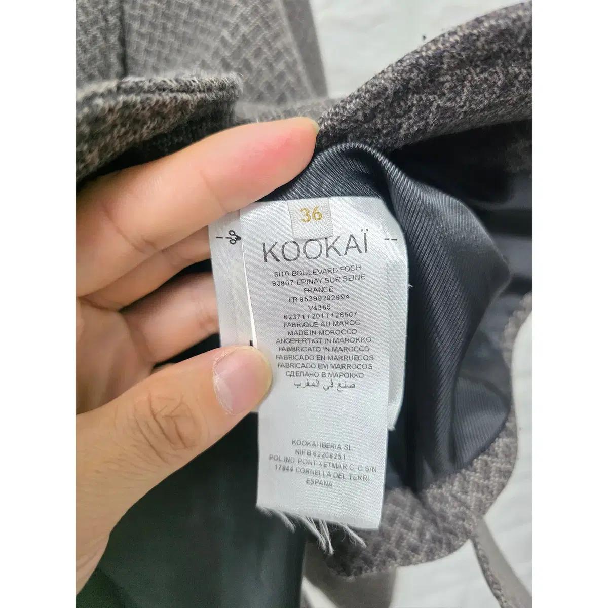 S 쿠카이 KOOKAI 패턴 자켓 E996 4