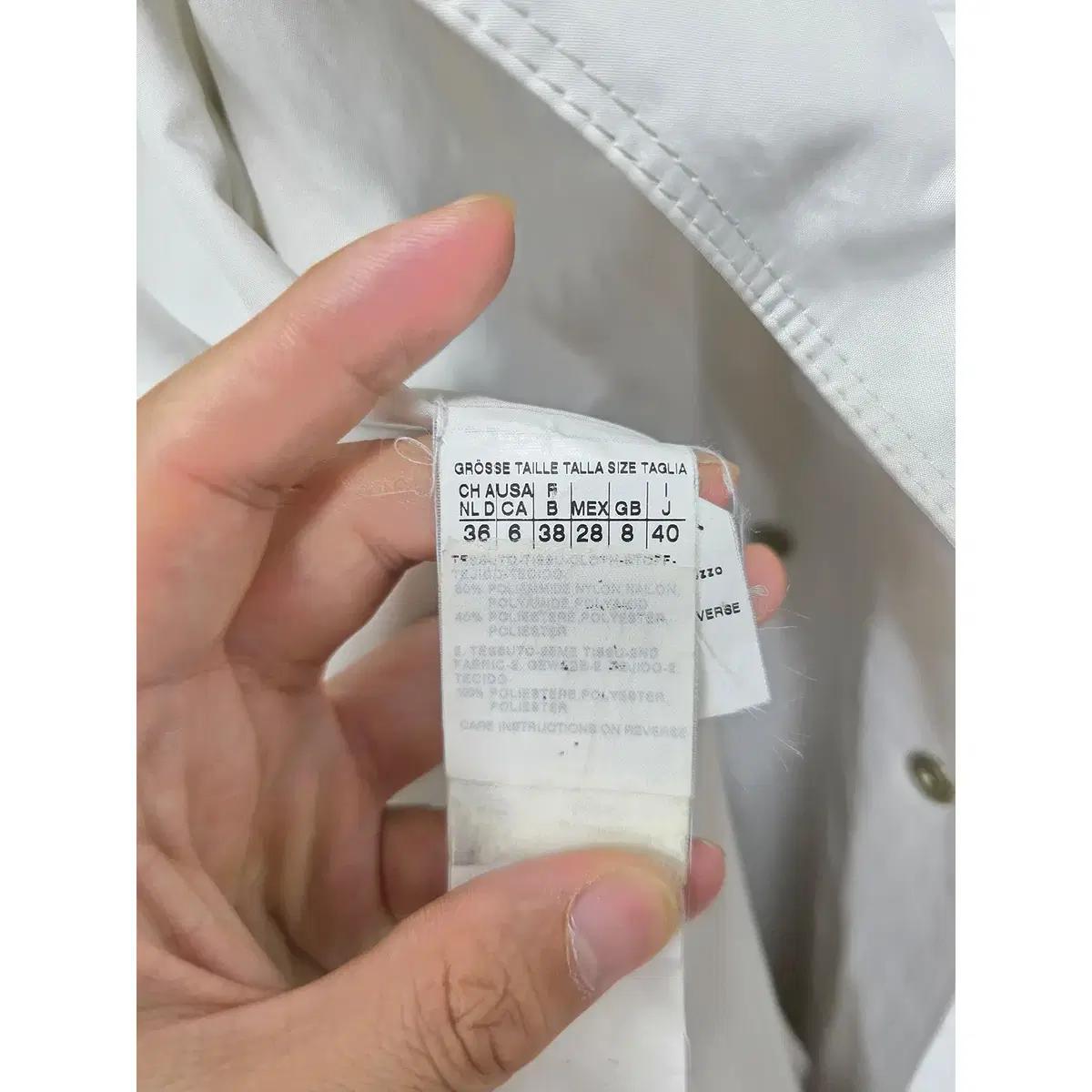 M 막스마라 레인웨어 금장 견장 트렌치코트 E998 4