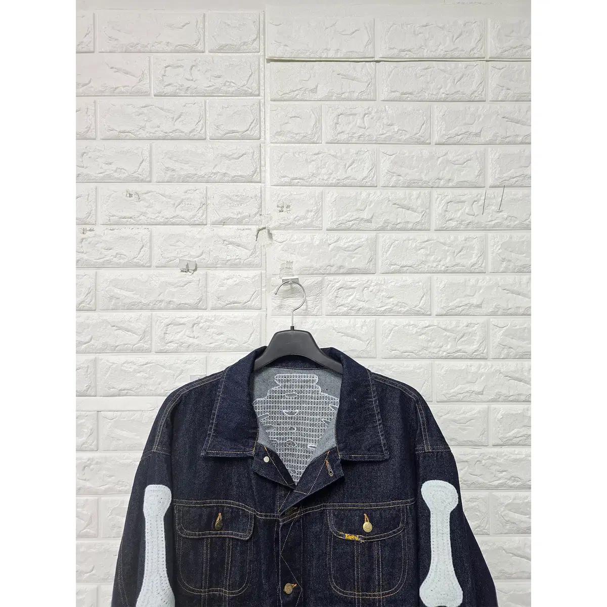 L-XL 캐피탈 본 데님 자켓 E999 6