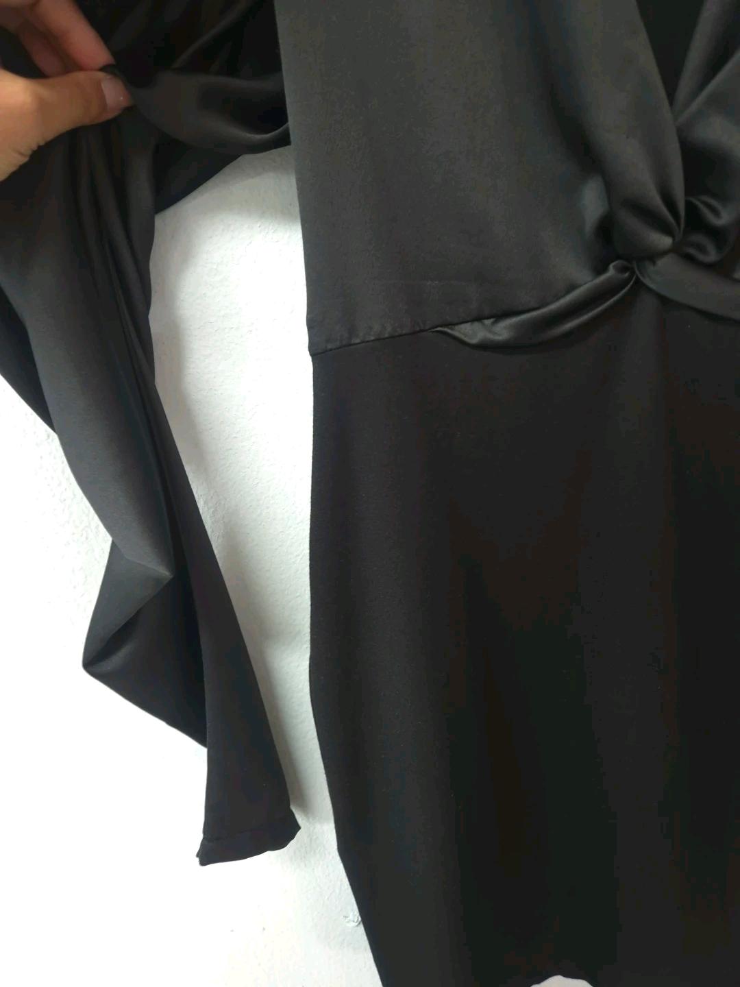ZARA 블랙 퍼프 소매 미니 원피스 M 3