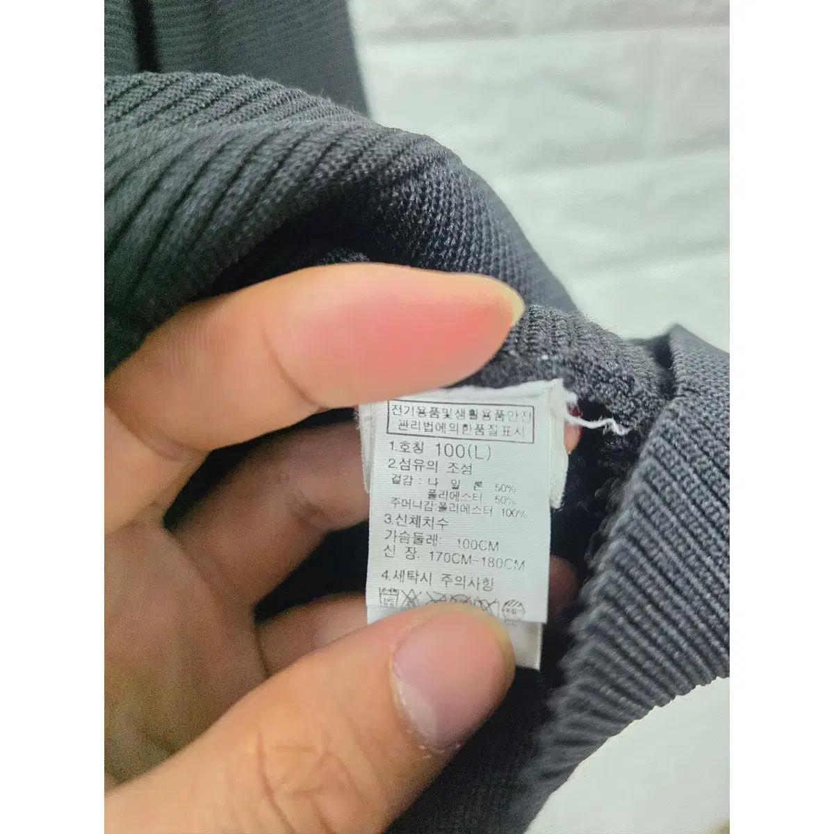 L 노스페이스 블랙 골지 후드집업 F17 4