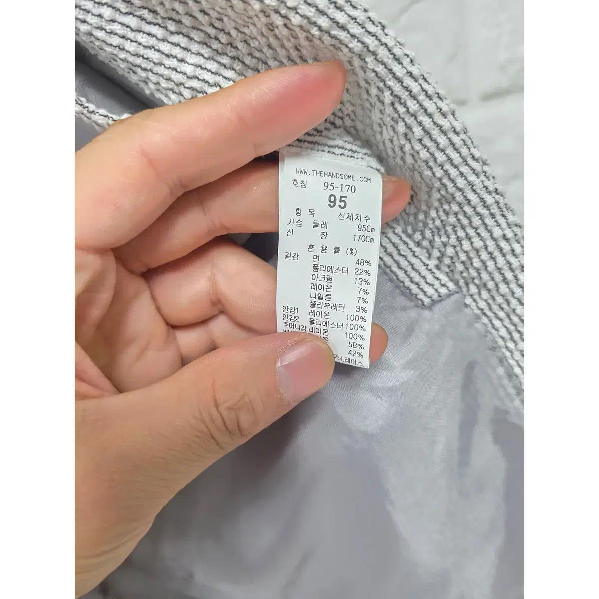 M 23s 한섬 타임옴므 스트라이프 블레이져 a259 4