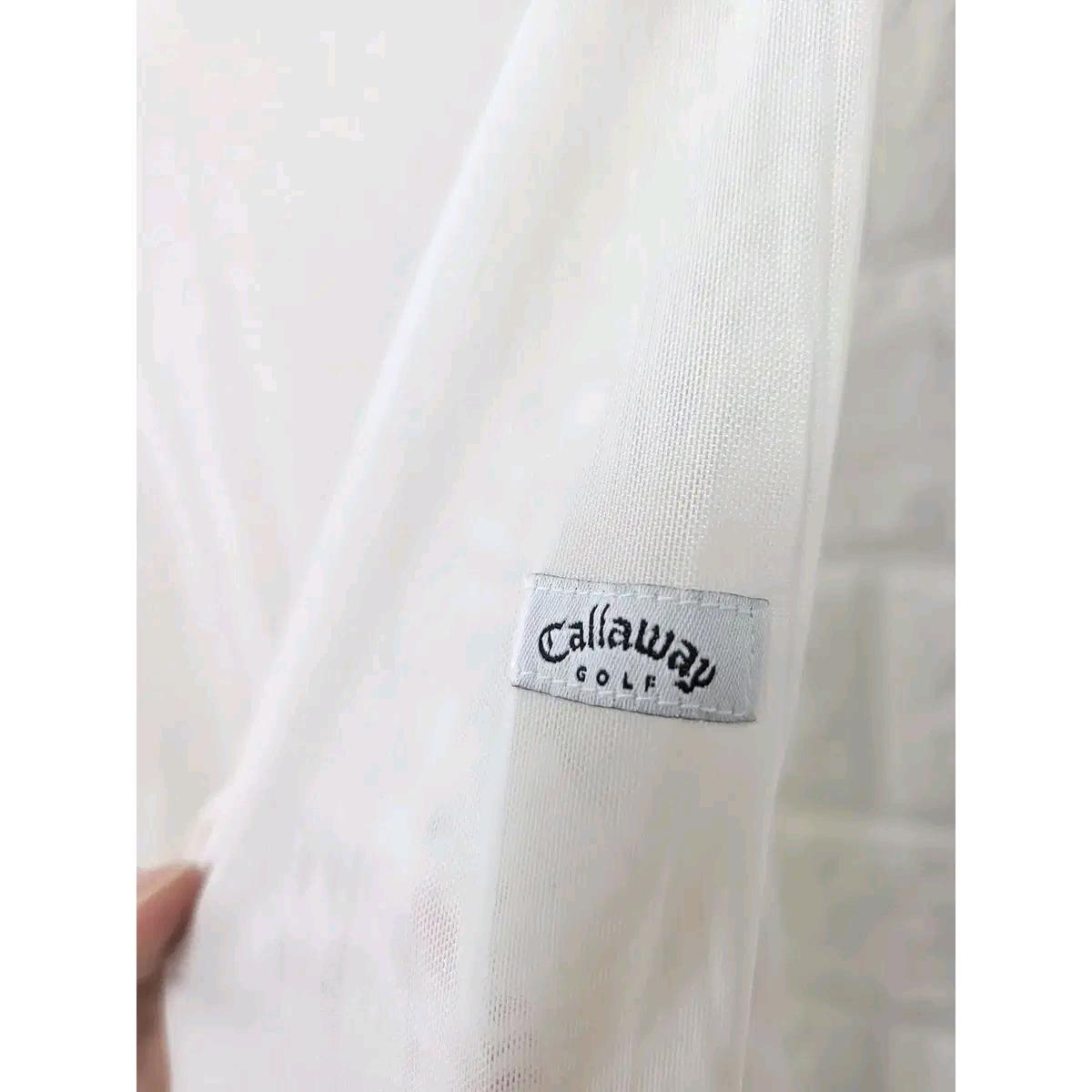 M 캘러웨이 골프 화이트 시스루 블라우스 F24 3
