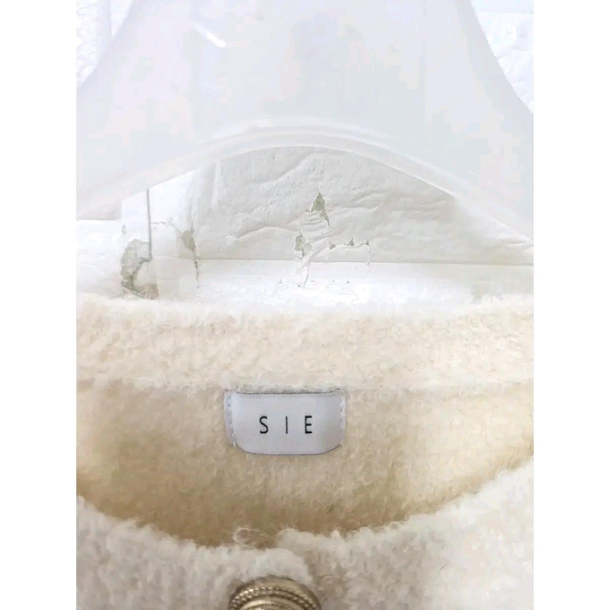 Free 시에 SIE 아이보리 뽀글이 크롭 가디건 F28 3