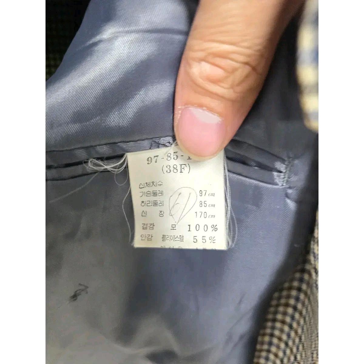 L 입생로랑 체크무늬 블레이저 F31 4