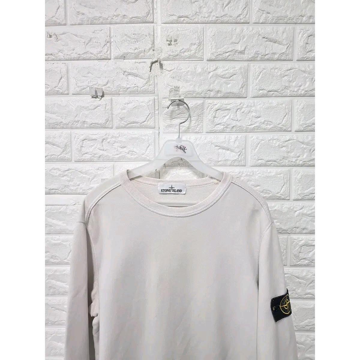 M-L 스톤아일랜드 화이트 맨투맨 F38 6