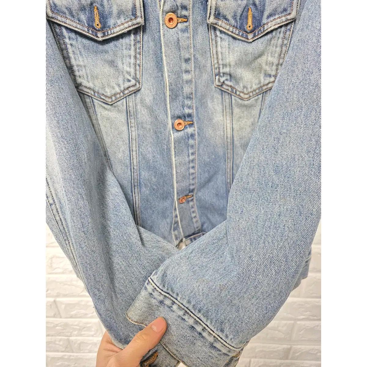 L 오프화이트 OFF WHITE 데님 자켓 청자켓 C125 6
