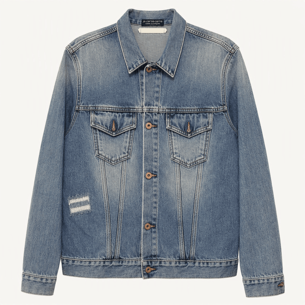 L 오프화이트 OFF WHITE 데님 자켓 청자켓 C125 착용컷